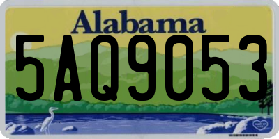 AL license plate 5AQ9053