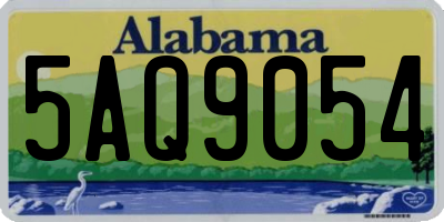 AL license plate 5AQ9054