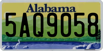 AL license plate 5AQ9058