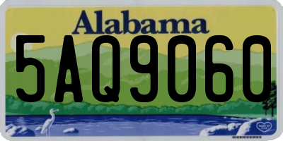 AL license plate 5AQ9060