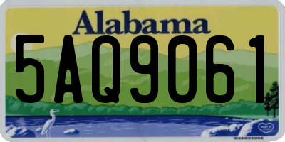 AL license plate 5AQ9061
