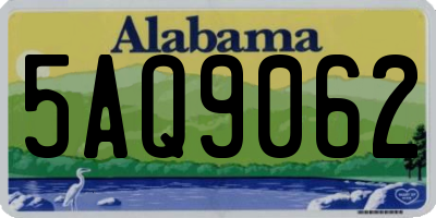 AL license plate 5AQ9062