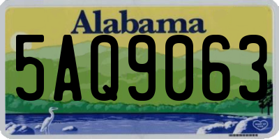 AL license plate 5AQ9063