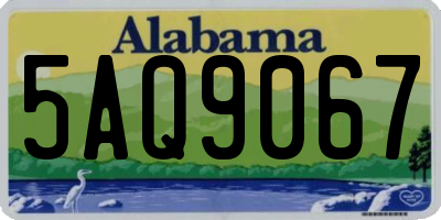 AL license plate 5AQ9067