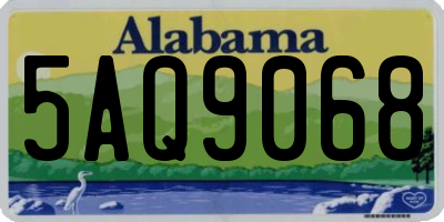 AL license plate 5AQ9068