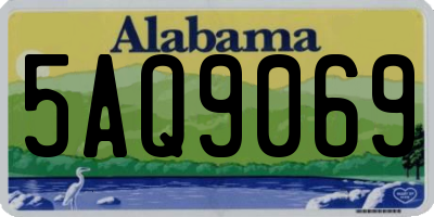 AL license plate 5AQ9069
