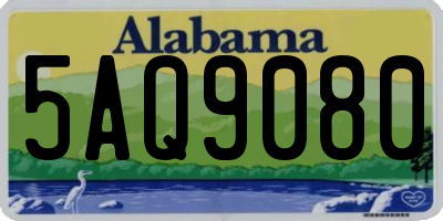 AL license plate 5AQ9080