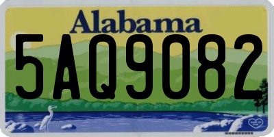 AL license plate 5AQ9082