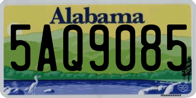 AL license plate 5AQ9085