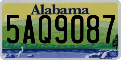AL license plate 5AQ9087