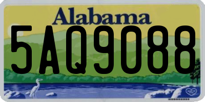 AL license plate 5AQ9088