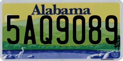 AL license plate 5AQ9089