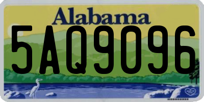 AL license plate 5AQ9096