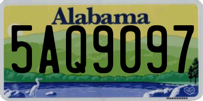 AL license plate 5AQ9097