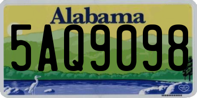 AL license plate 5AQ9098