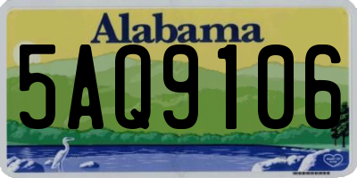 AL license plate 5AQ9106