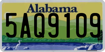 AL license plate 5AQ9109