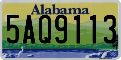 AL license plate 5AQ9113