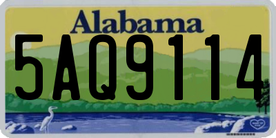 AL license plate 5AQ9114