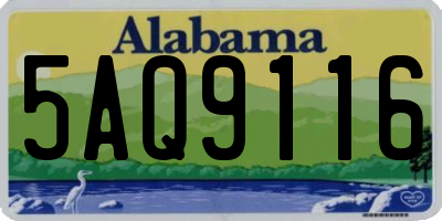 AL license plate 5AQ9116