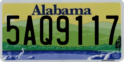 AL license plate 5AQ9117