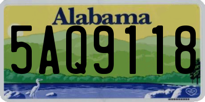 AL license plate 5AQ9118