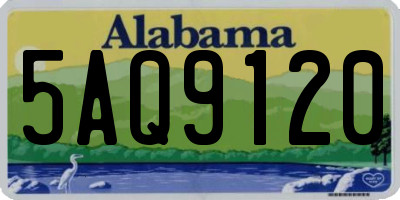 AL license plate 5AQ9120