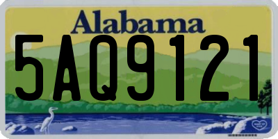 AL license plate 5AQ9121