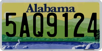 AL license plate 5AQ9124