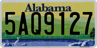 AL license plate 5AQ9127