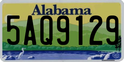 AL license plate 5AQ9129