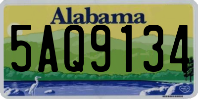 AL license plate 5AQ9134