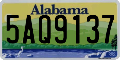 AL license plate 5AQ9137
