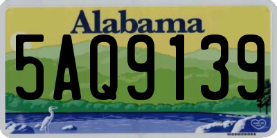 AL license plate 5AQ9139