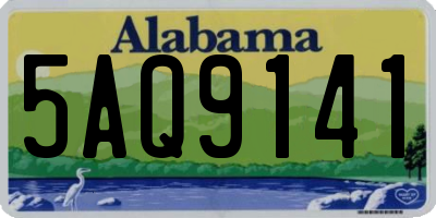 AL license plate 5AQ9141
