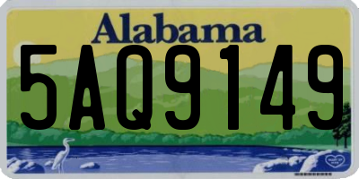 AL license plate 5AQ9149