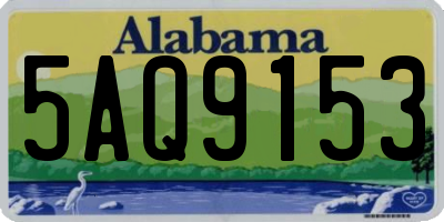 AL license plate 5AQ9153