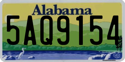 AL license plate 5AQ9154