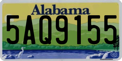 AL license plate 5AQ9155
