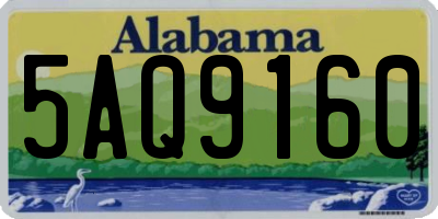 AL license plate 5AQ9160