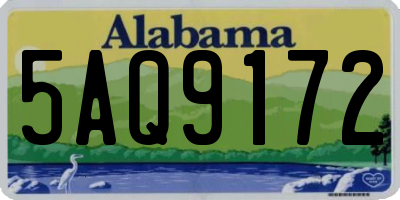 AL license plate 5AQ9172
