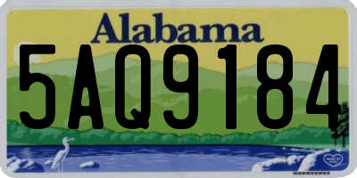 AL license plate 5AQ9184
