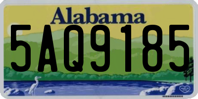 AL license plate 5AQ9185