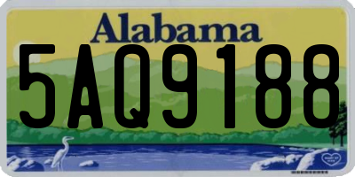 AL license plate 5AQ9188