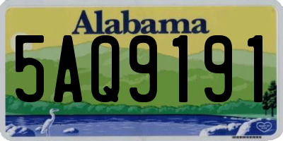 AL license plate 5AQ9191
