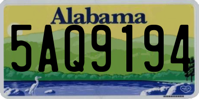 AL license plate 5AQ9194