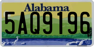 AL license plate 5AQ9196