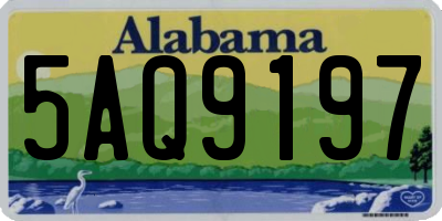 AL license plate 5AQ9197