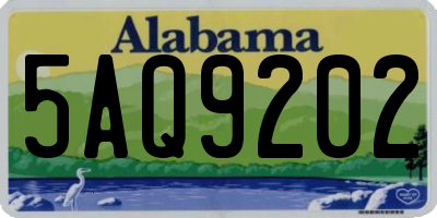 AL license plate 5AQ9202