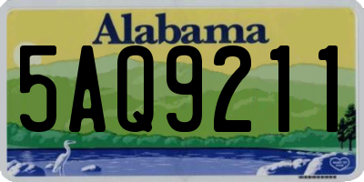 AL license plate 5AQ9211